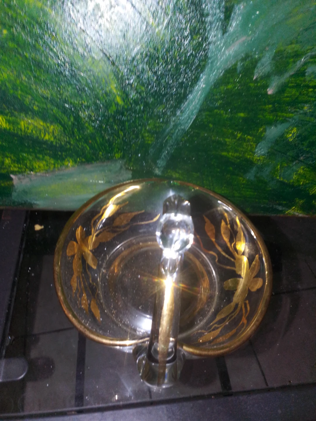 Vintage Crystal Swan Candy Dish - photo 2