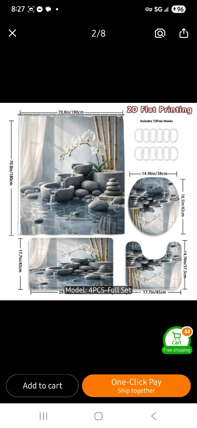 NEW 4-Piece Zen Bathroom Set - photo 2