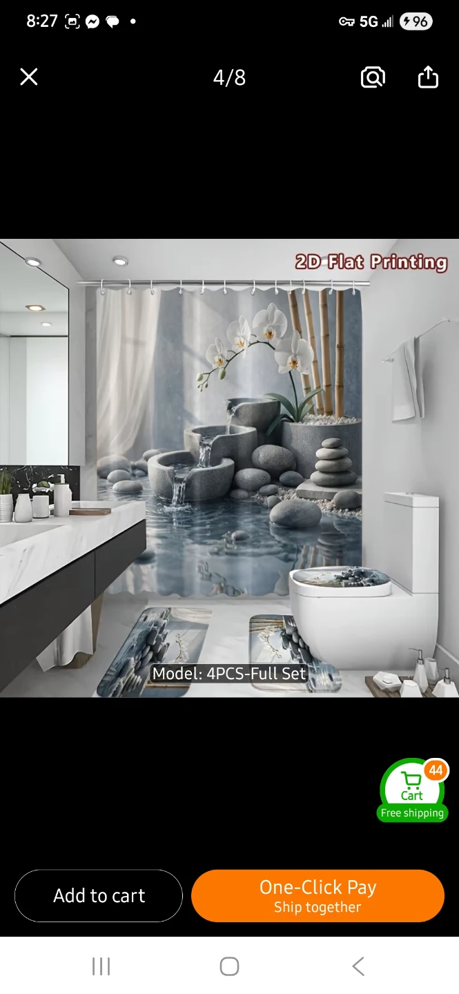 NEW 4-Piece Zen Bathroom Set - photo 3
