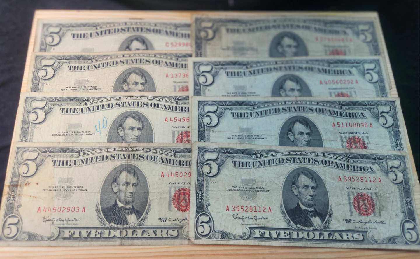 Vintage US Currency Collection $108 face value - photo 2