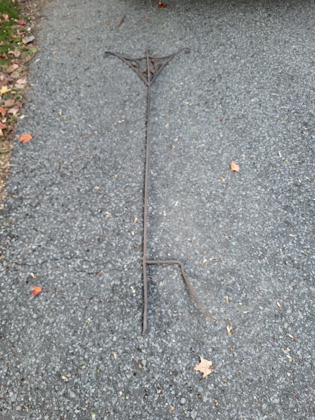 Tall Metal Garden Plant Hook