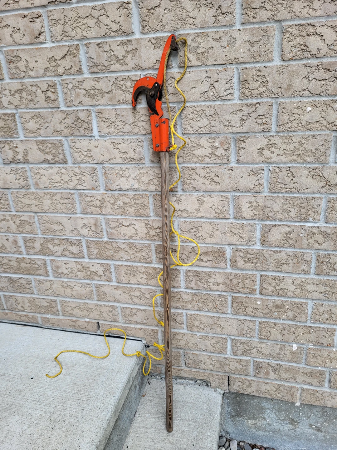 Orange Lopper with Pull Cord