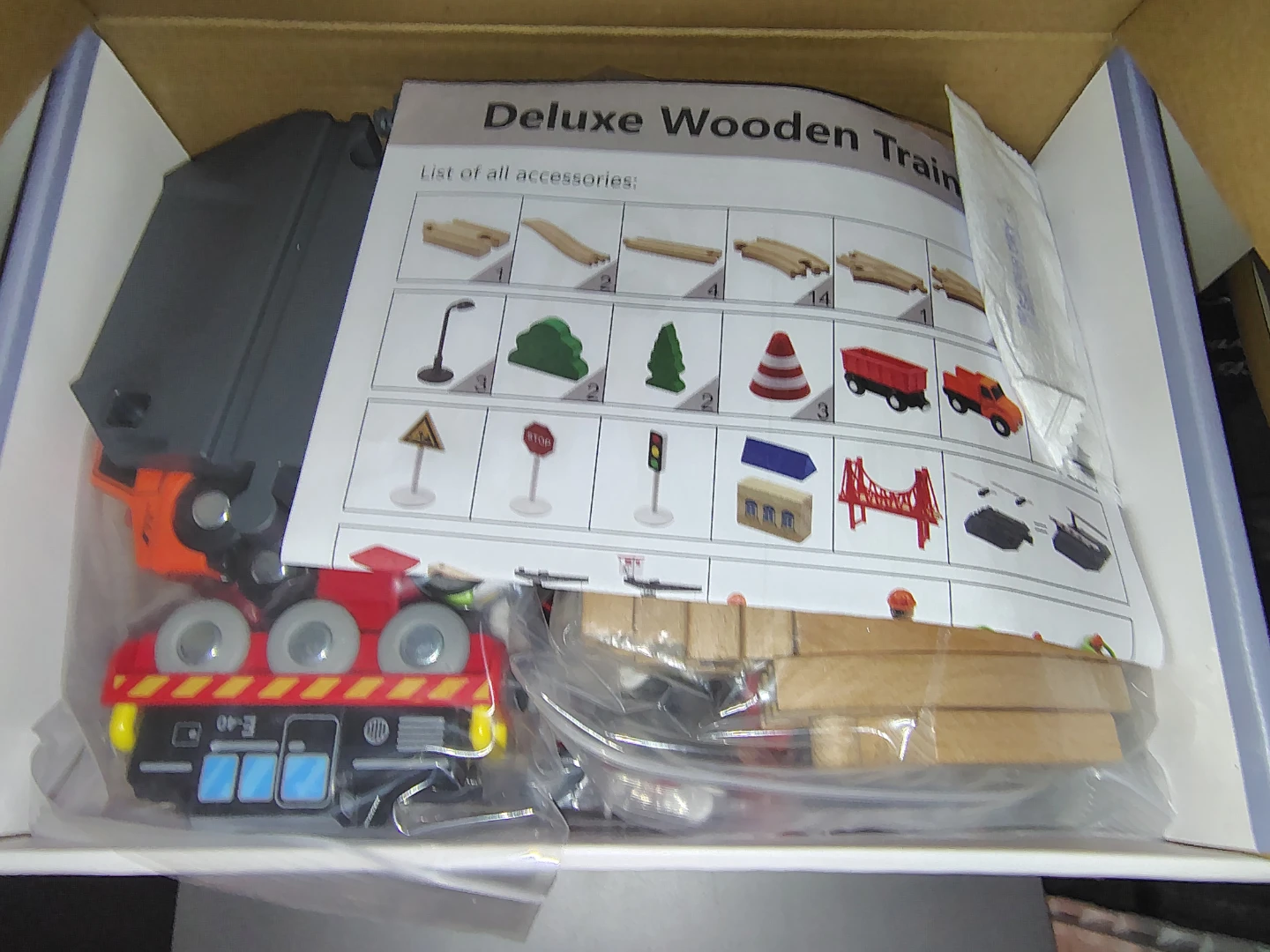 Wood City Deluxe Wooden Train Set - photo 4