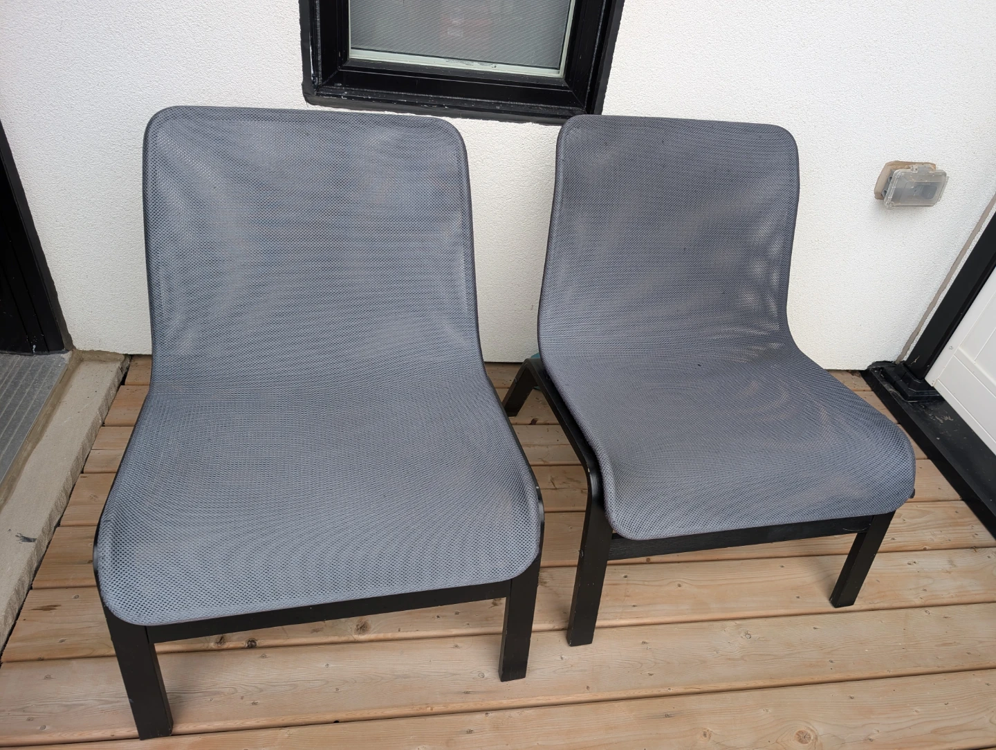 Two outdoor mesh chairs - photo 2