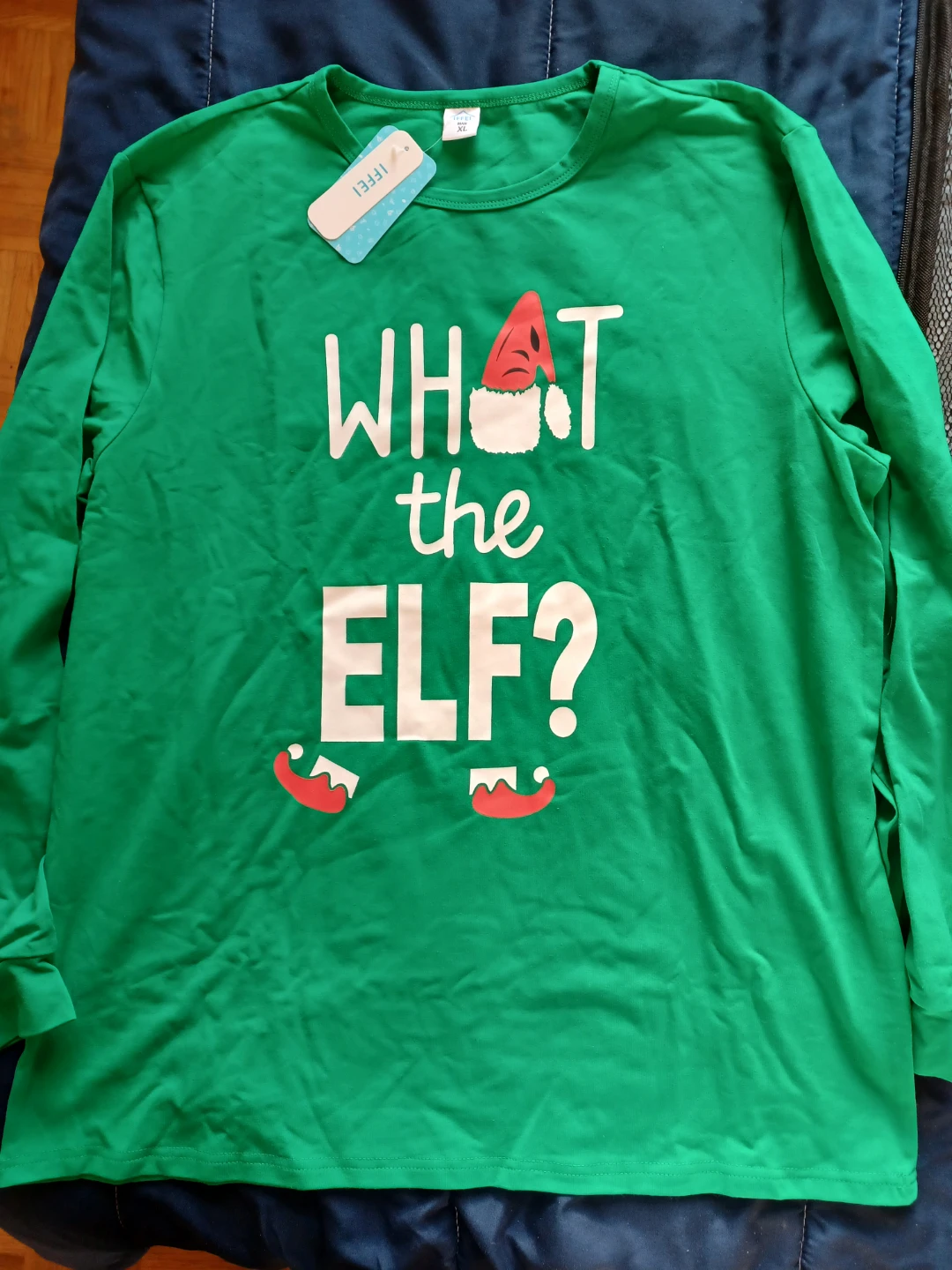IFFEI Green What the Elf Long Sleeve Shirt