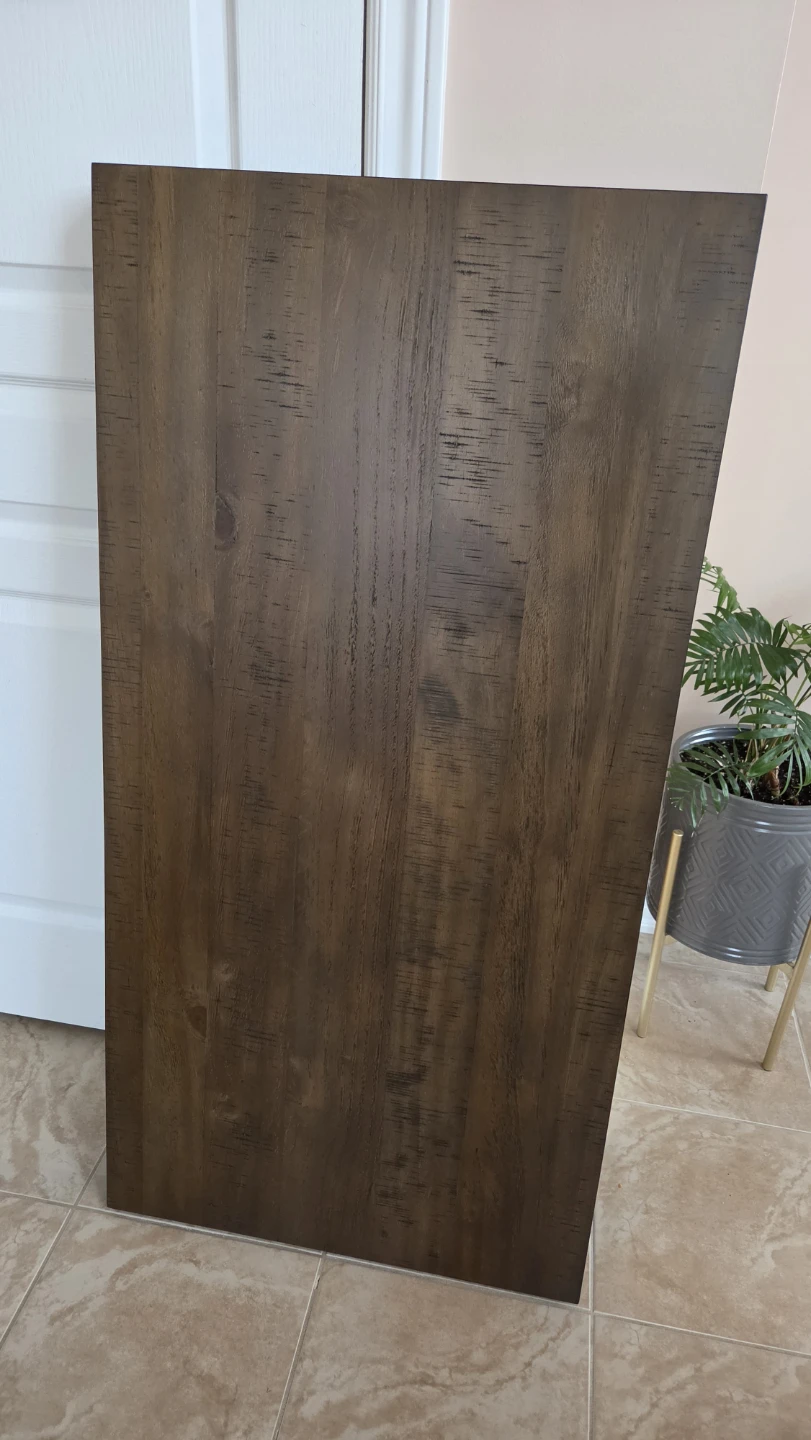 NEW - Solid Wood Table Top ONLY , 23 3/4 x 47 1/4