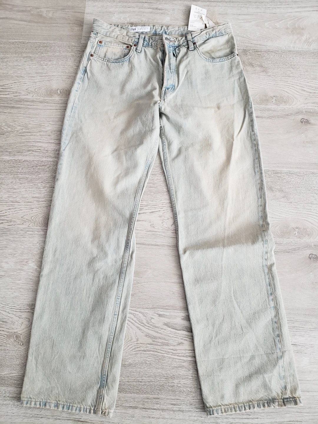 Zara New Straight Fit Jeans - Size 42