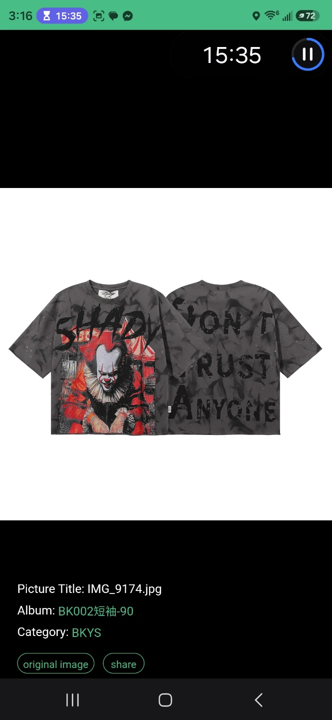 BKYS Graphic Print Oversized T-Shirts - photo 5