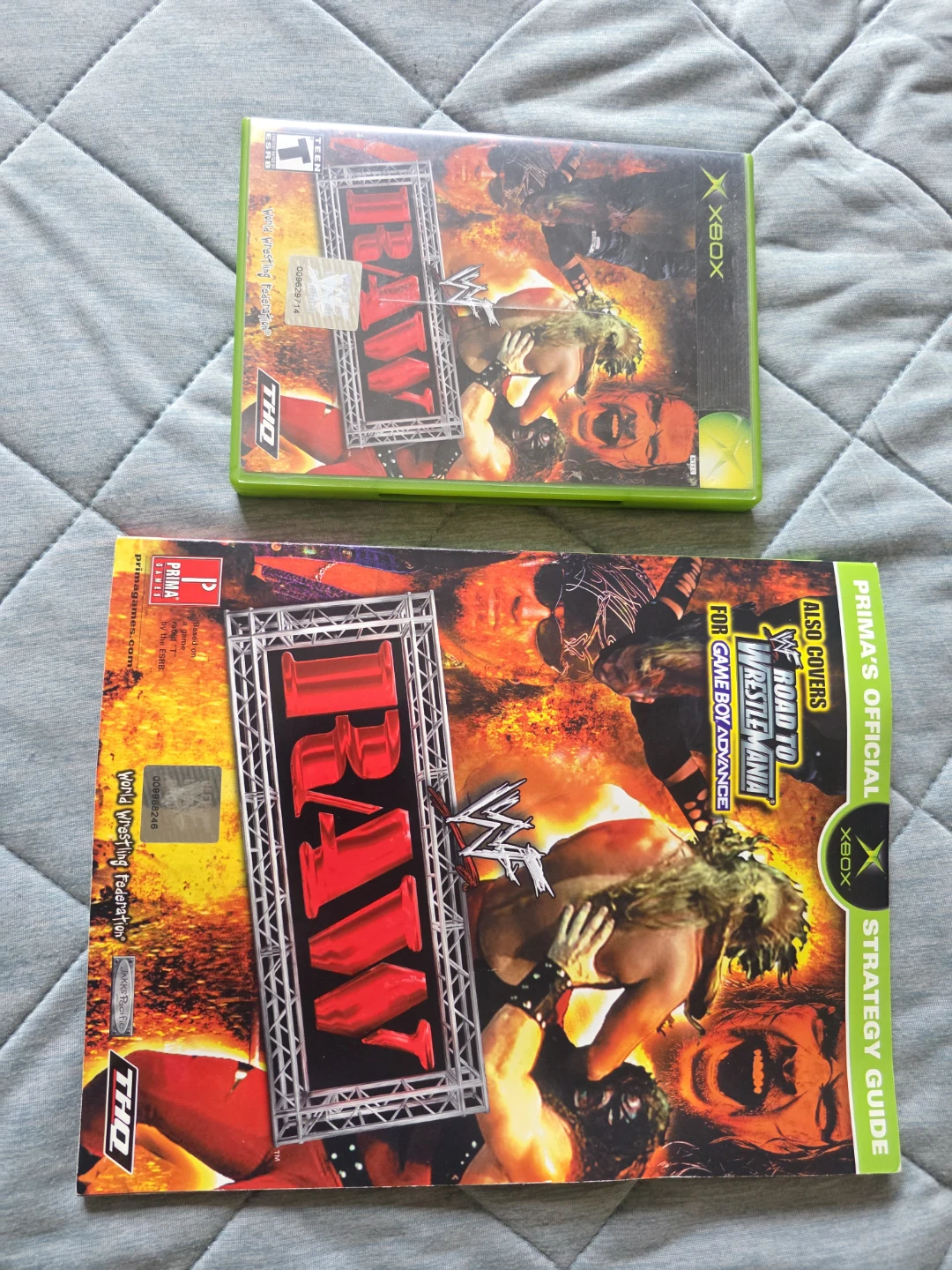 WWE Raw for Original Xbox with Strategy Guide