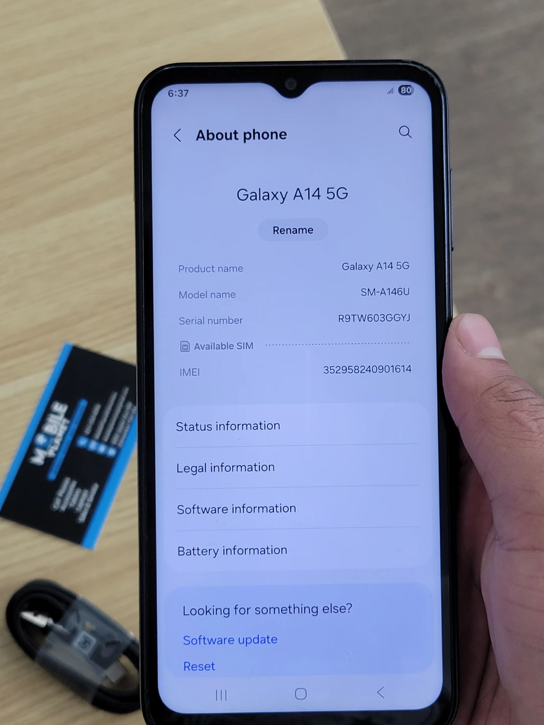 Galaxy A14 5G 64GB Black Excellent - photo 3