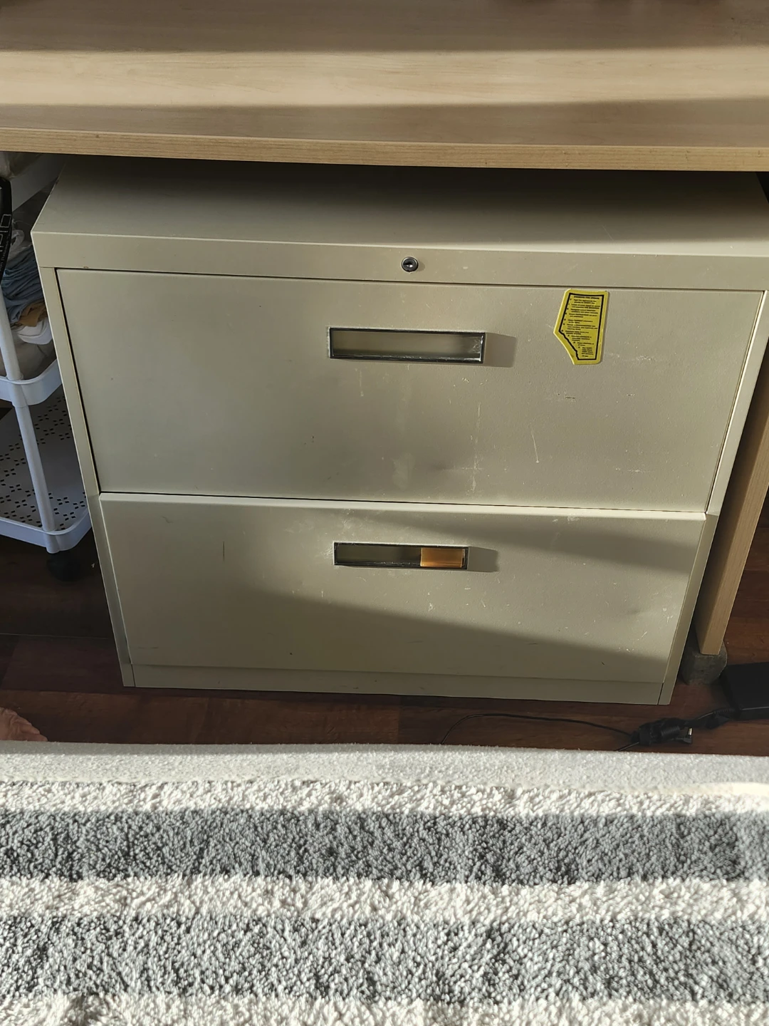 2-Drawer Metal Filing Cabinet