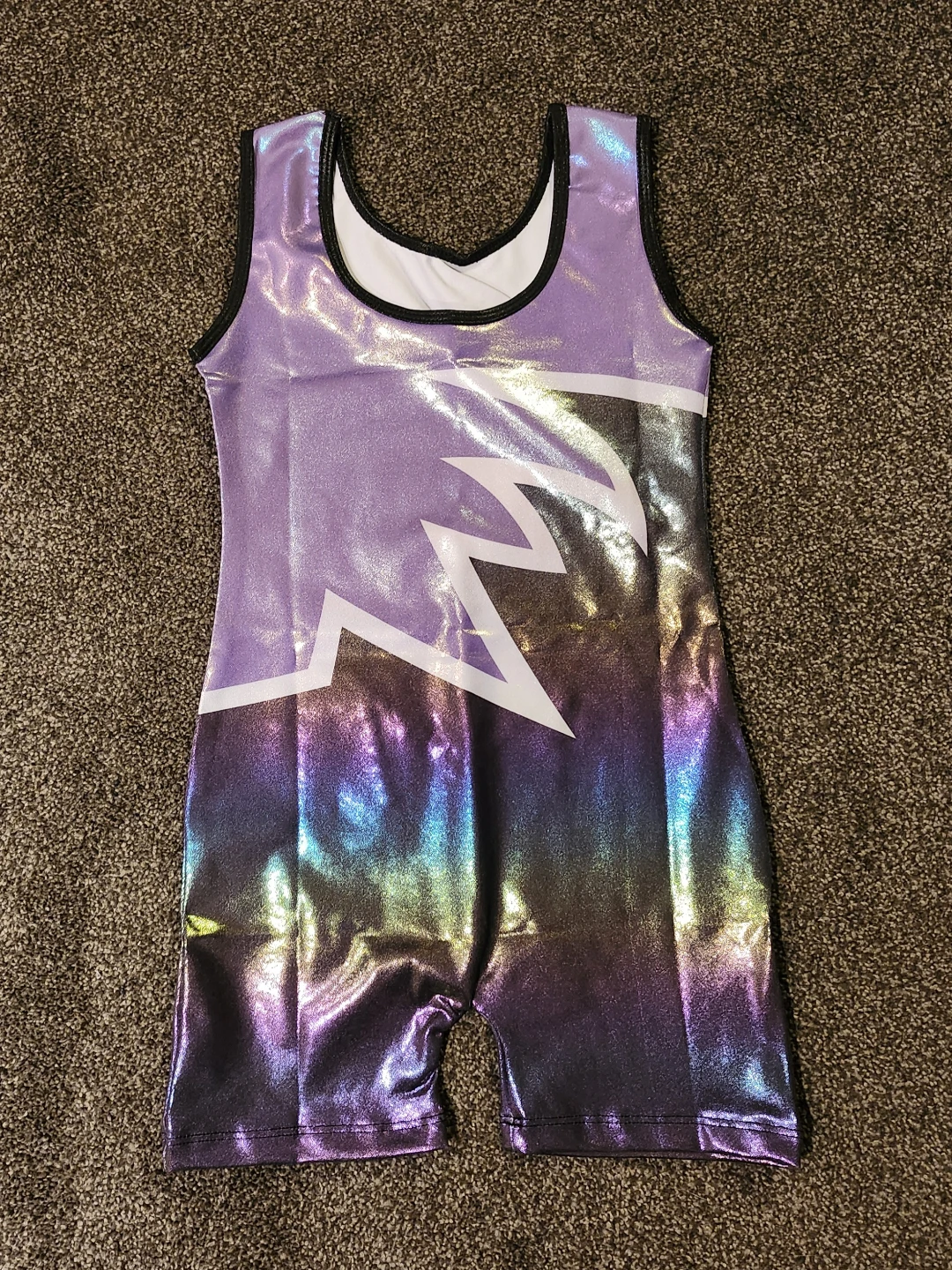 Girls Metallic Gymnastics Leotard 🏈