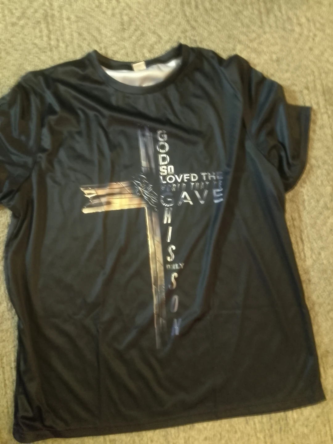 Religious graphic T-shirt 2XL