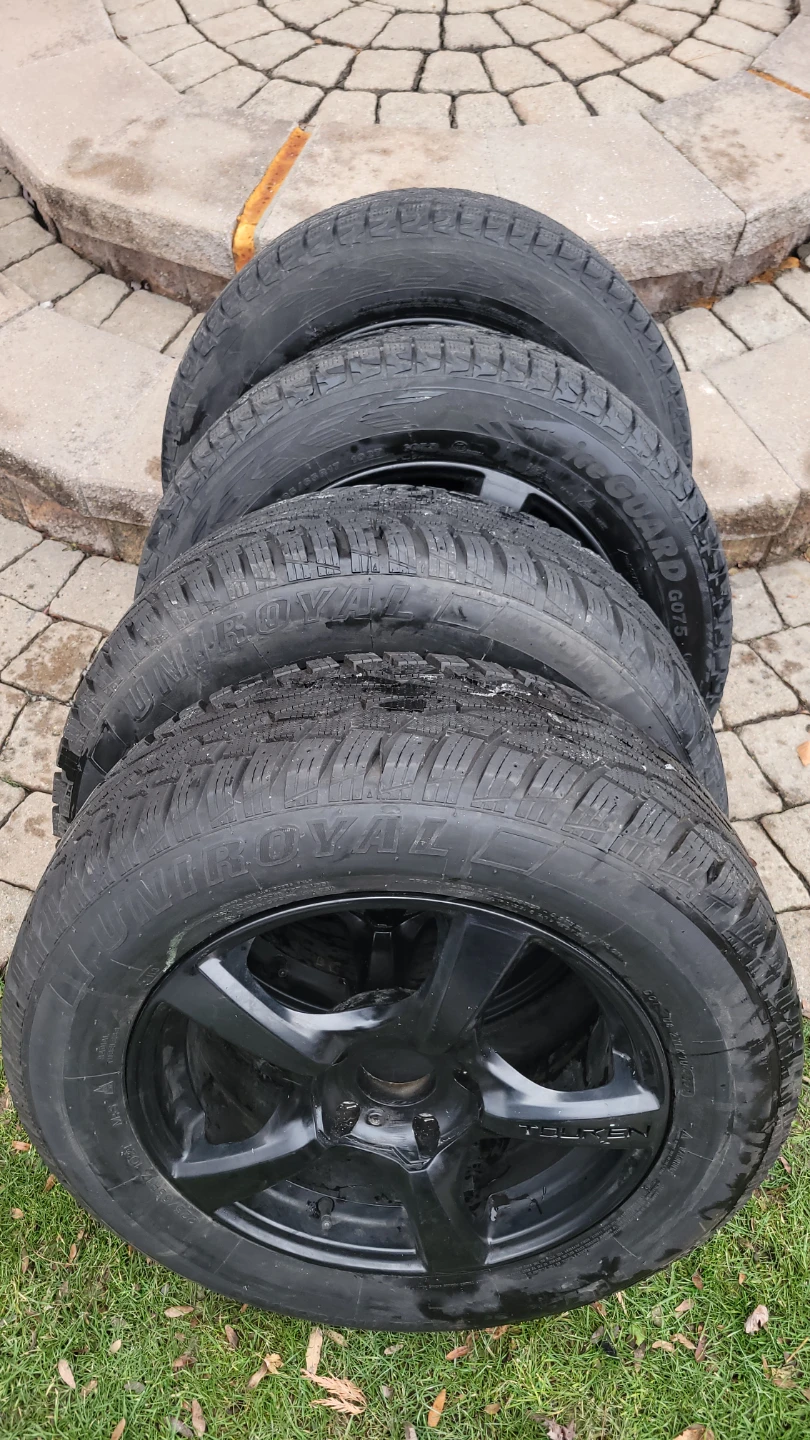 4 Touren Rims with Winter Tires for DODGE CARAVAN