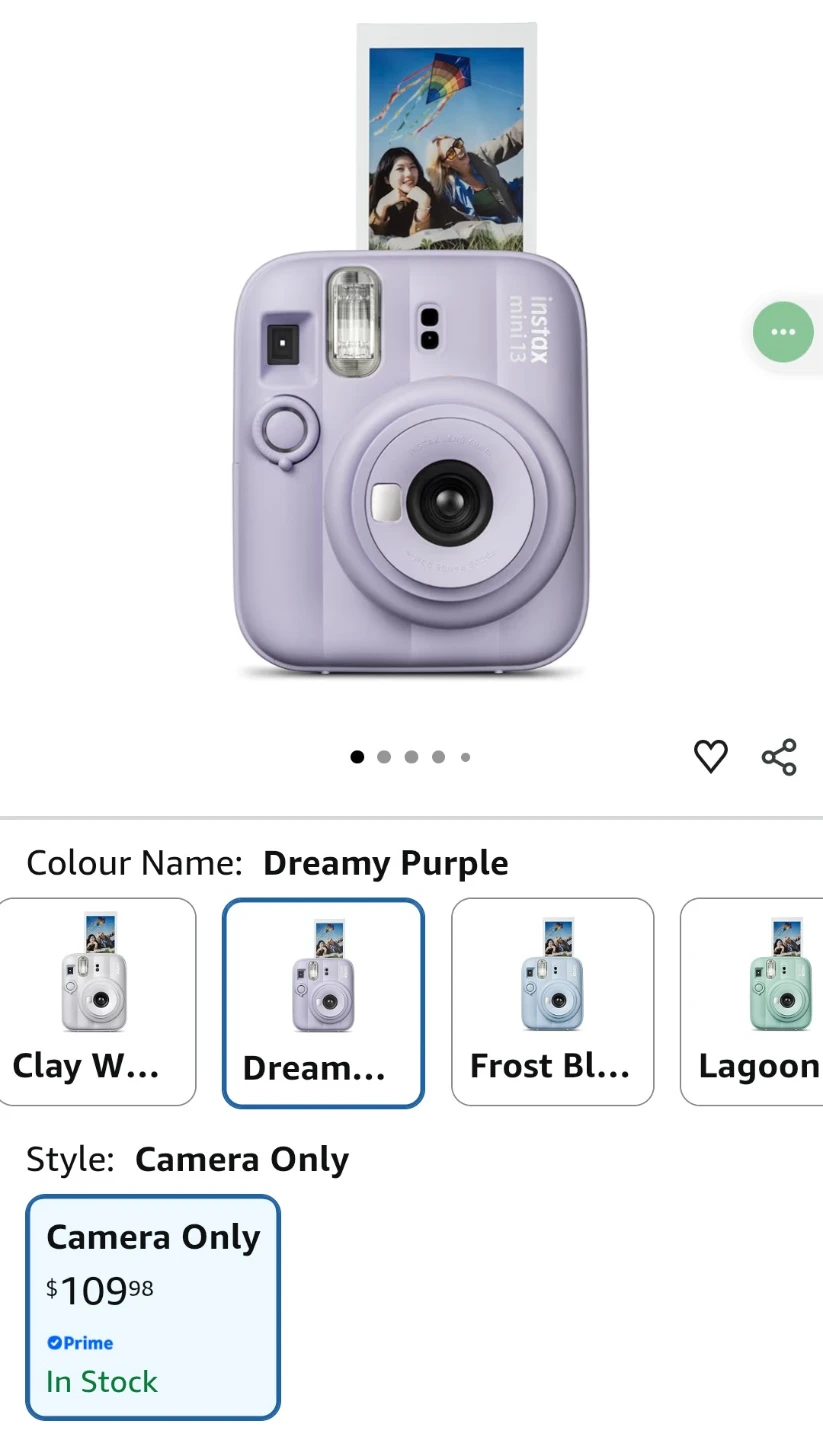 Fujifilm Instax Mini 13 - Dreamy Purple