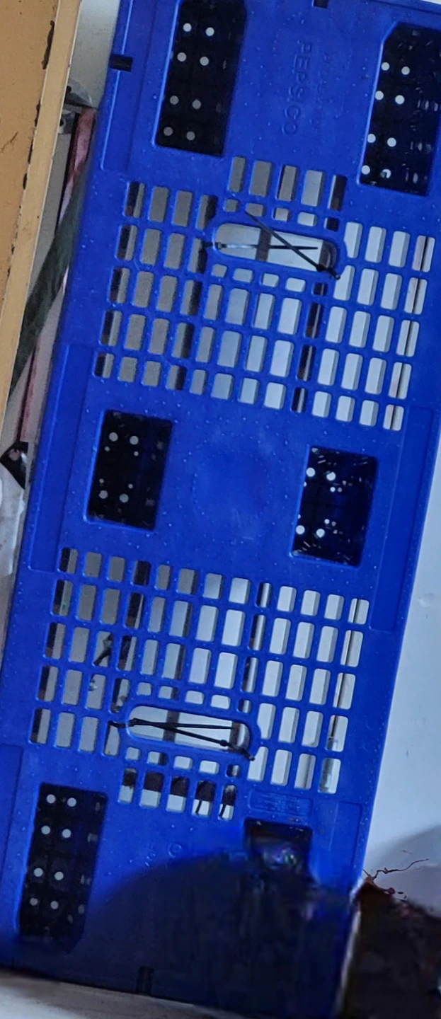 PepsiCo Blue Plastic Storage Crate