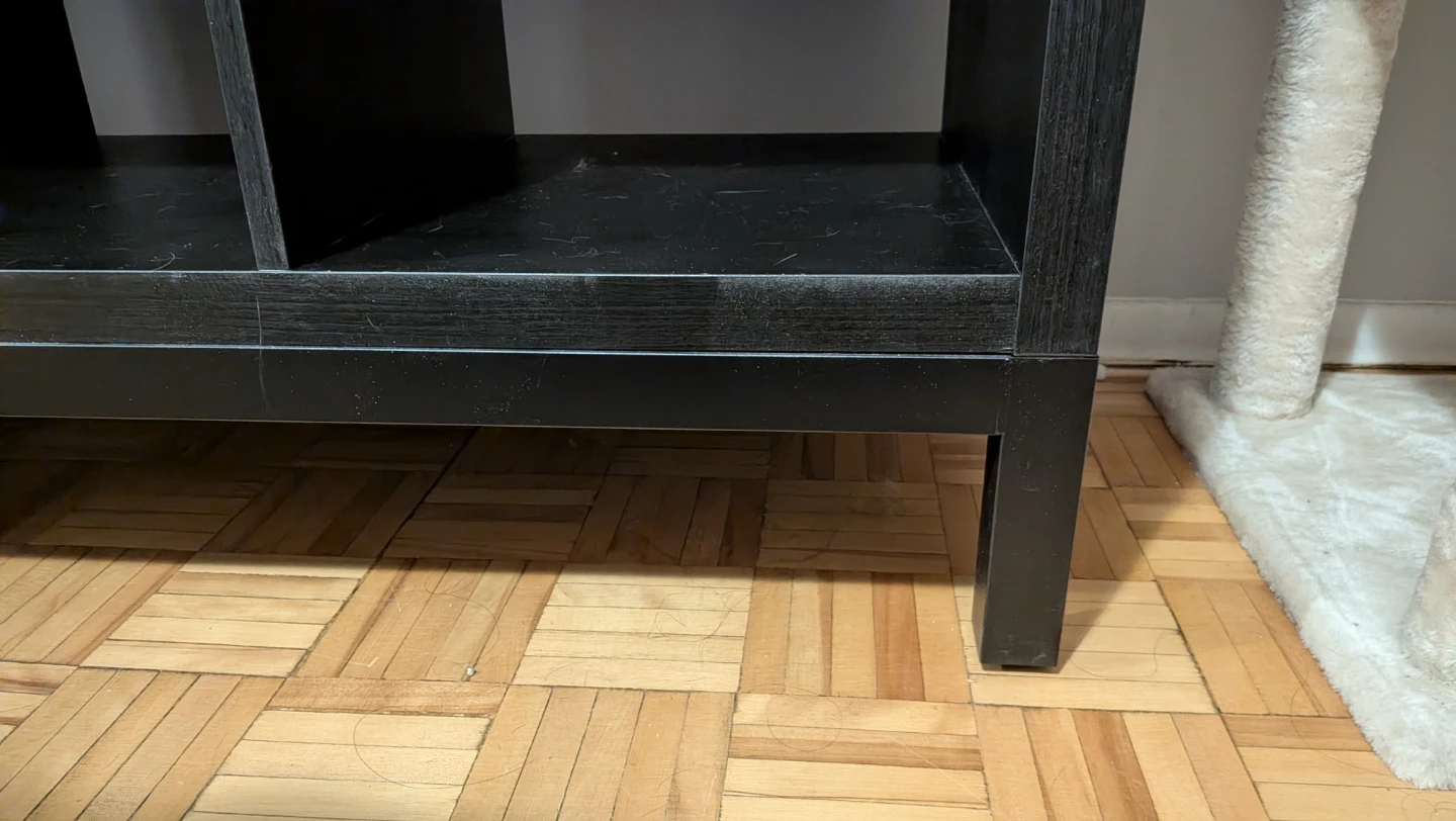 IKEA KALLAX Shelf Unit - Black with legs - photo 3