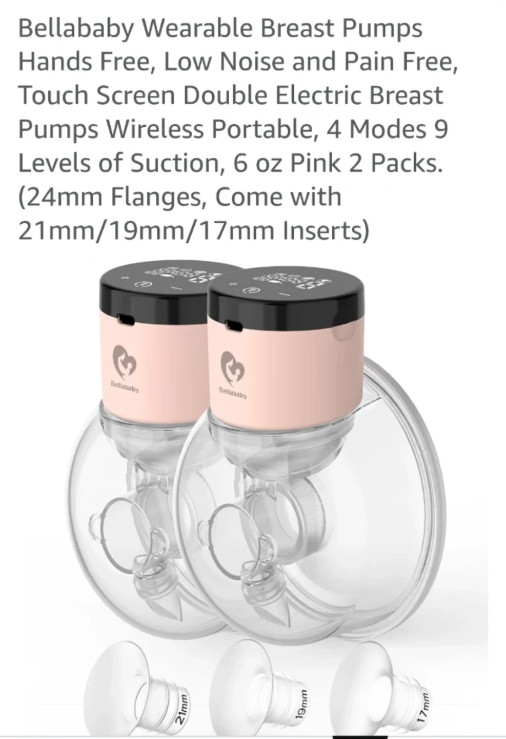 Bellababy Wearable Breast Pump Set