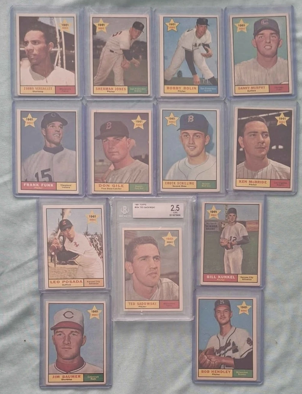 1961 Topps Rookie Baseball Cards