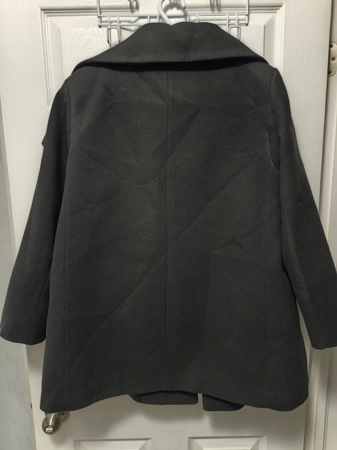Laura Plus Black Wool-Blend Coat - photo 2