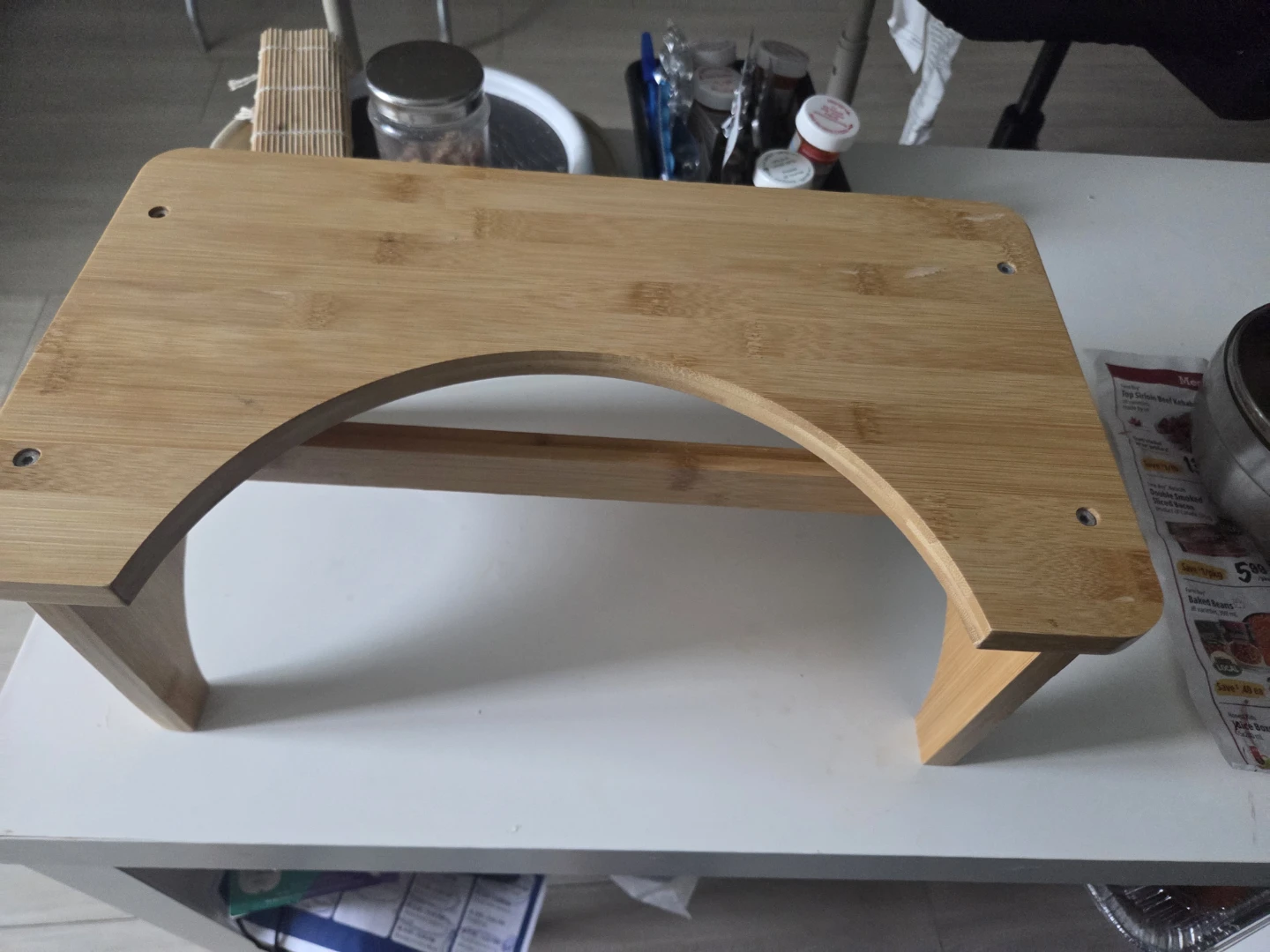 Bamboo Toilet Stool - photo 4