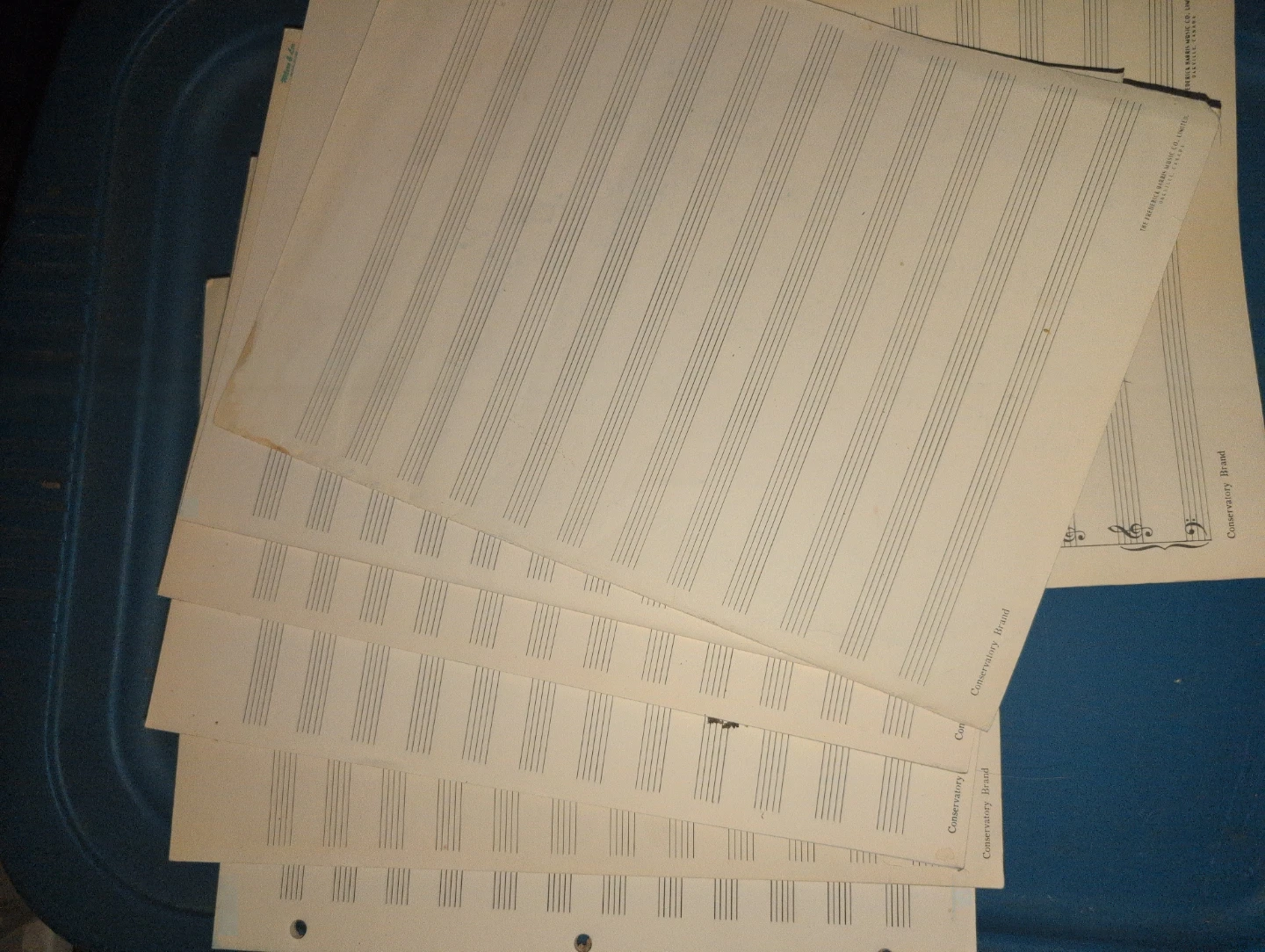 Frederick Harris Conservatory Brand Music Paper - photo 3