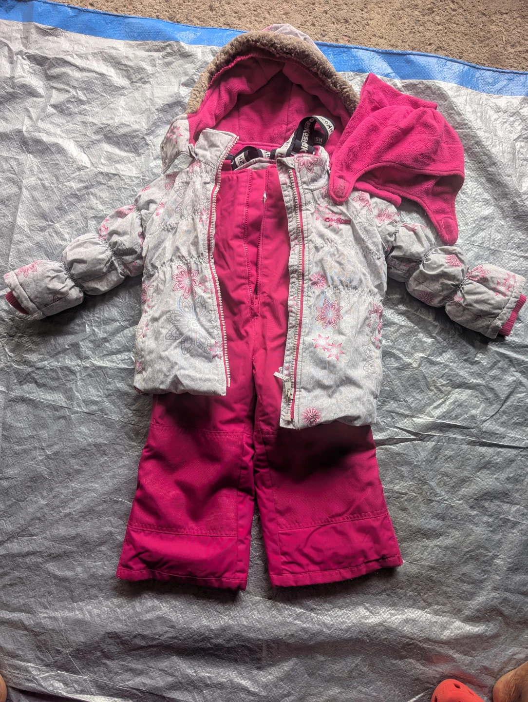 OshKosh B'gosh 4T Girls Snowsuit Set