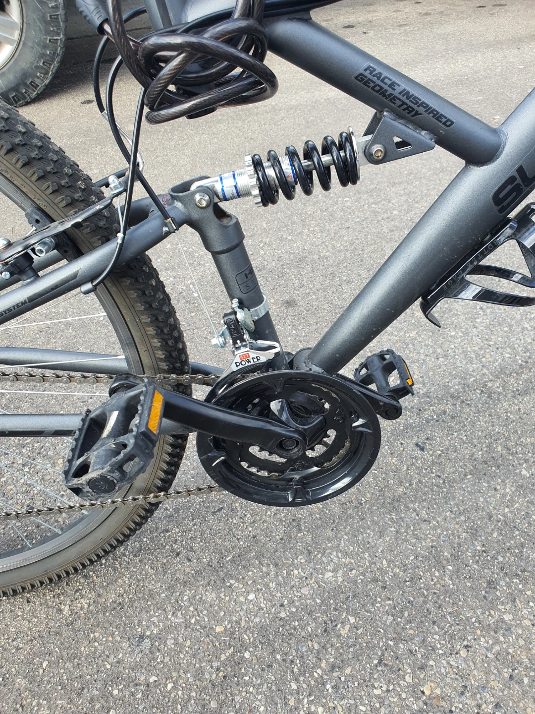 Supercycle Mountain Bike with Phone Mount