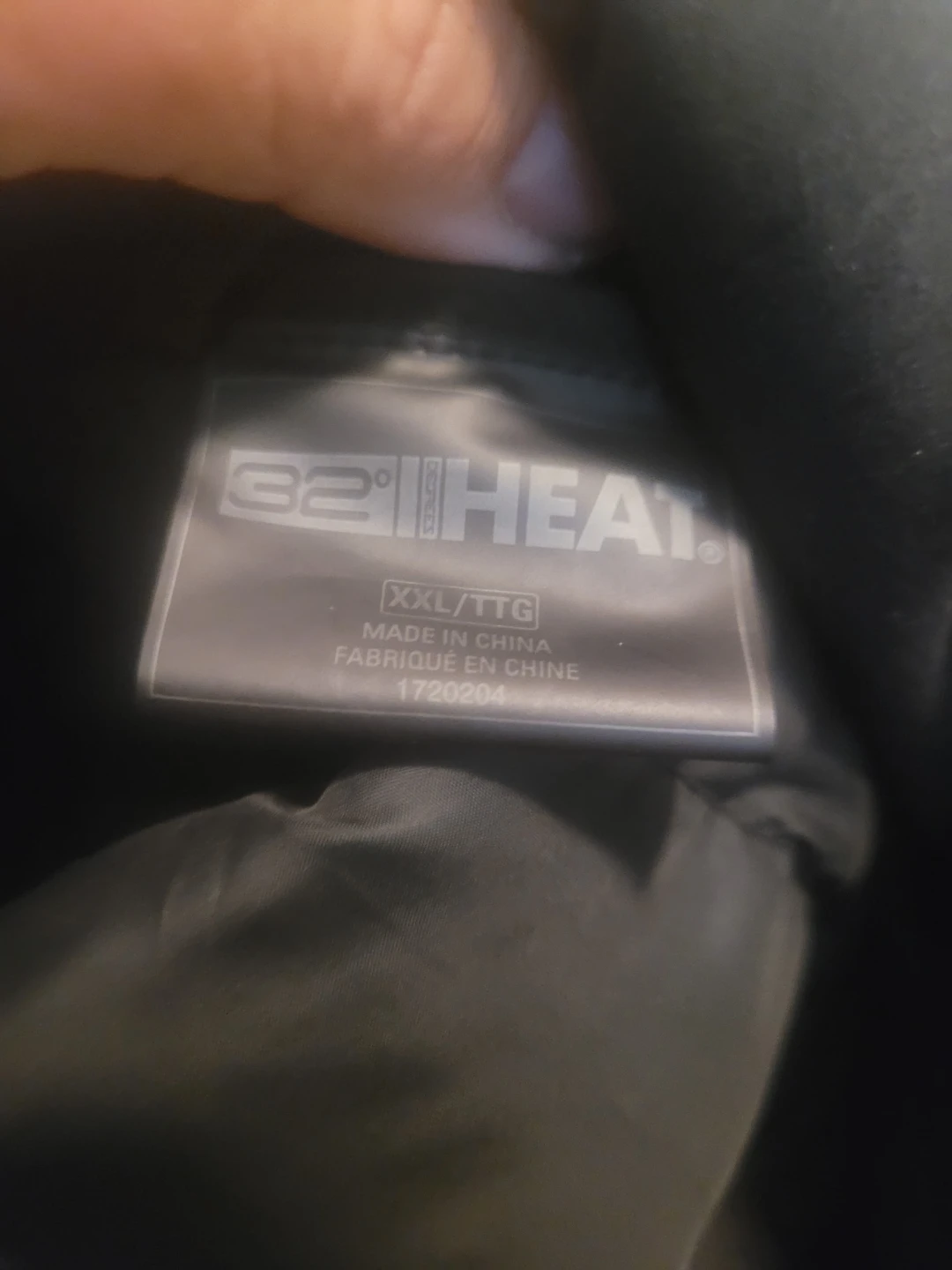 32 Degrees Heat Black Puffer Jacket XXL - photo 3