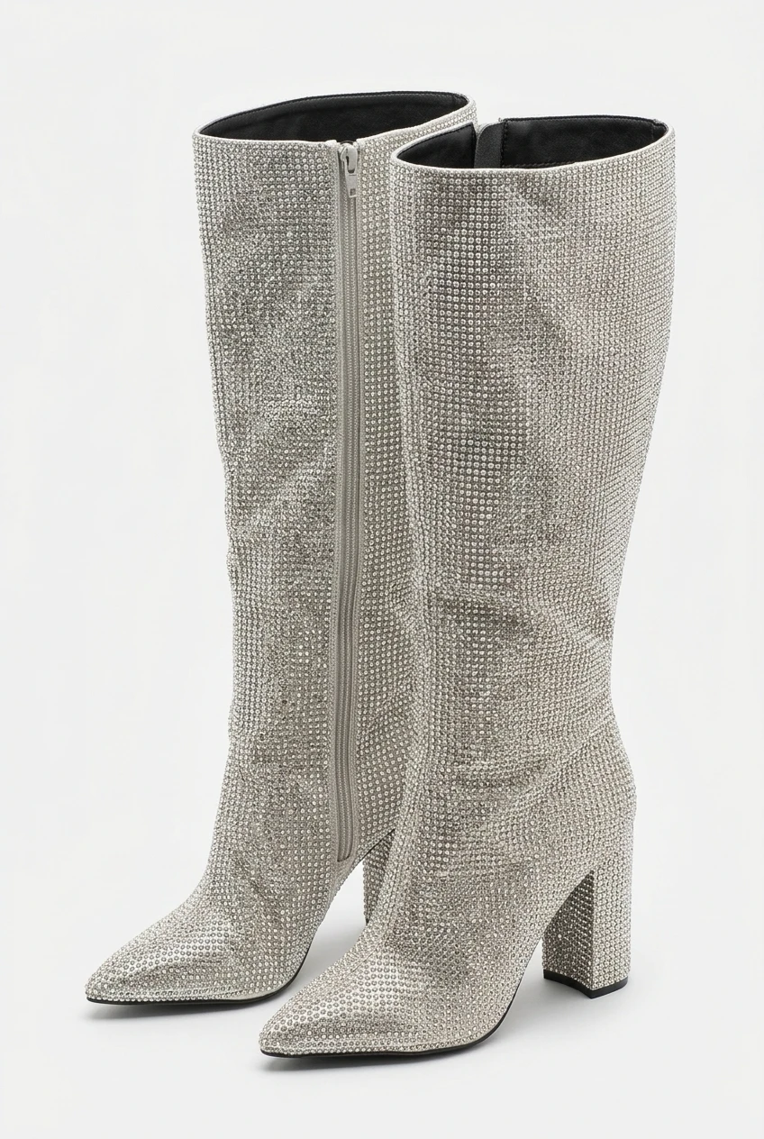 Mix No. 6 Rhinestone Knee-High Boots - photo 3