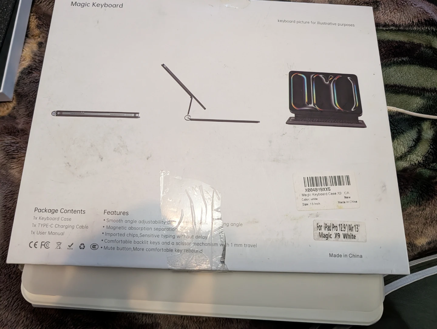 White wireless Bluetooth keyboard - photo 2