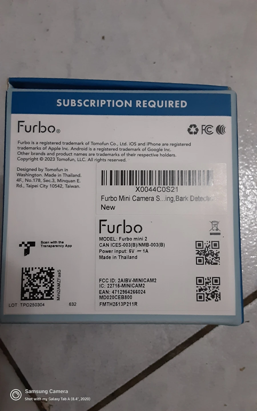 Furbo Mini 2 Camera  New! - photo 2