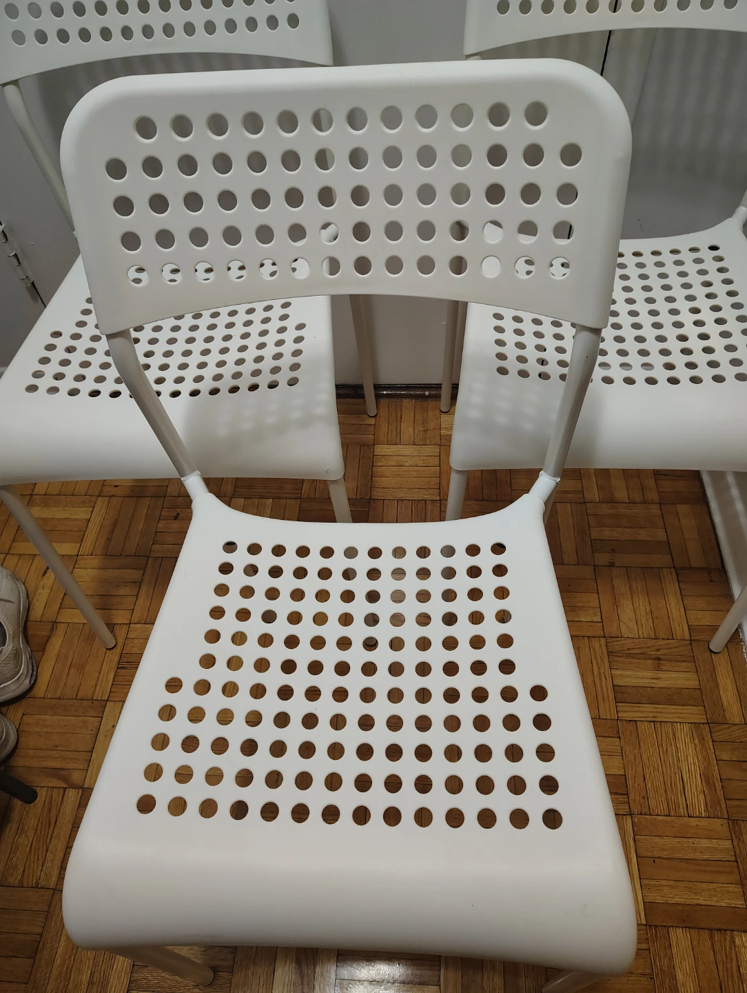 3 SANDSBERG Chairs - White - photo 2