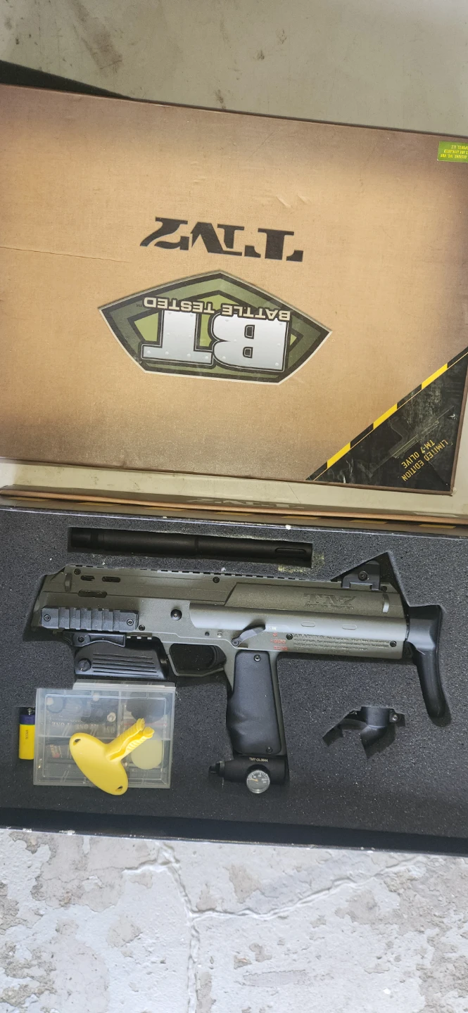 BT Battle Tested TM-7 Limited Edition Olive Paintball Marker - photo 3