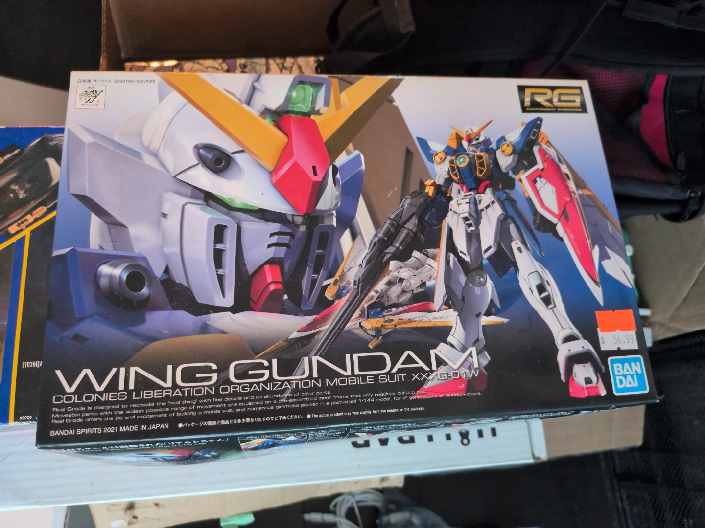 Bandai RG Wing Gundam XXXG-01W Model Kit
