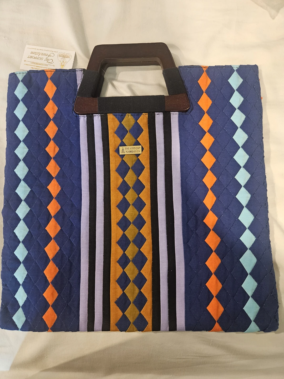 Quilted tote  bag