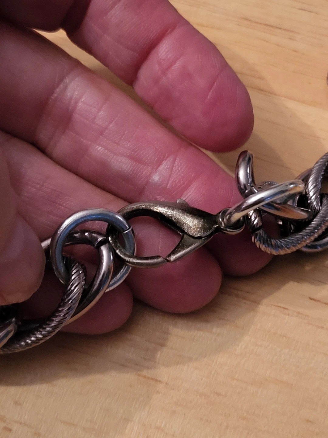 Silver-Tone Chunky Chain Necklace - photo 3