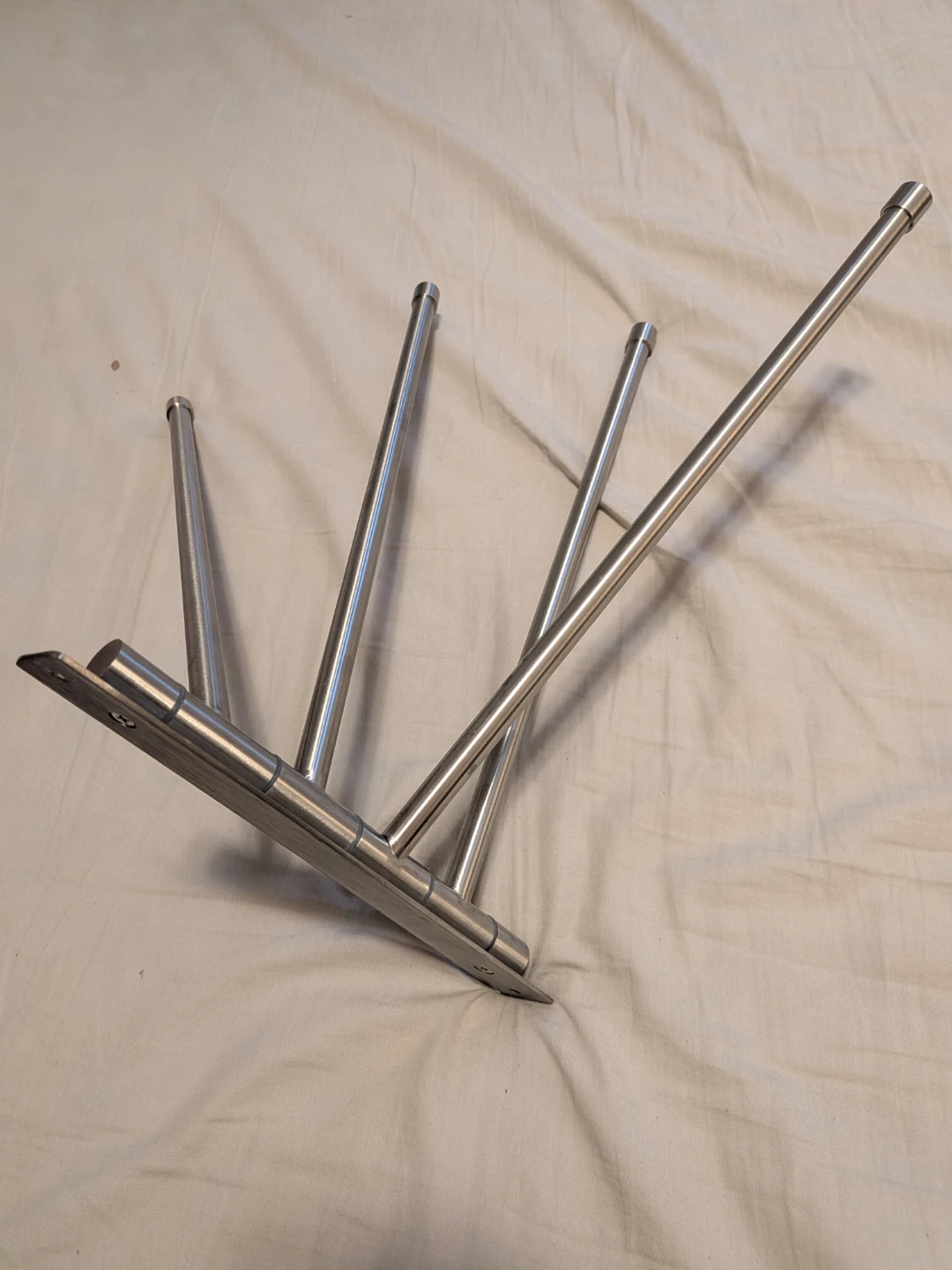 Wall-Mounted Stainless Steel Towel Rack - photo 3