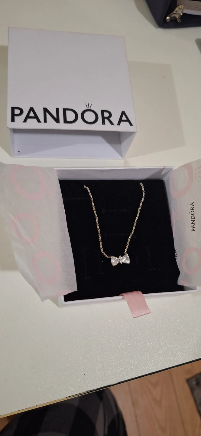 Pandora Bow Necklace
