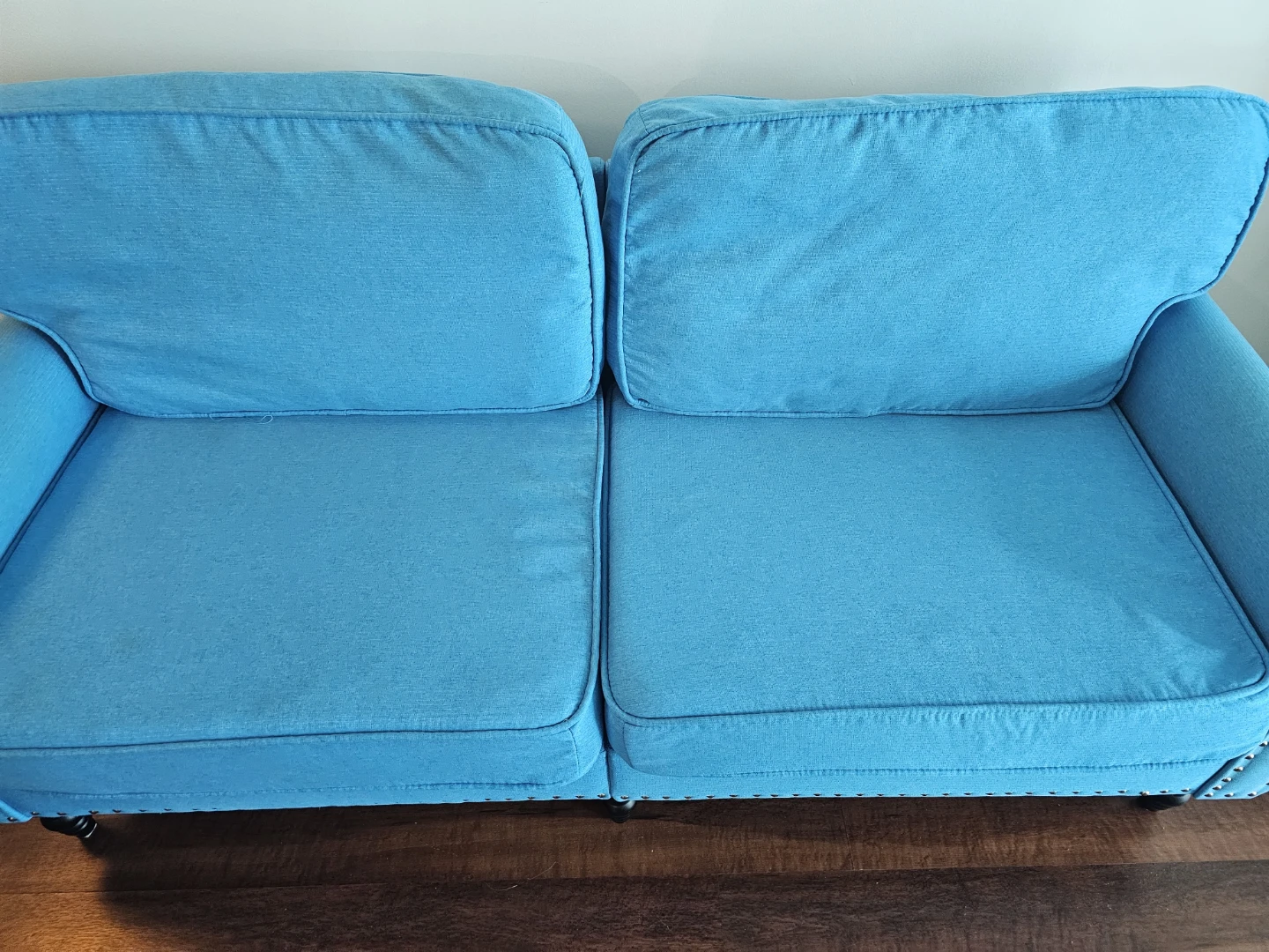 Blue beautiful couch - photo 5