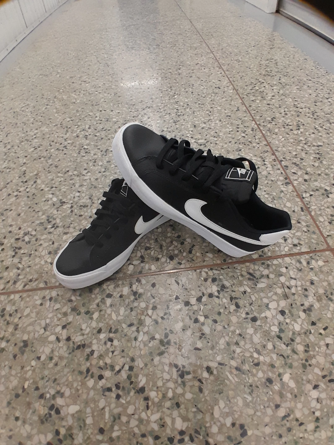Nike Court Legacy Sneakers Black and White Men's Size 8 - photo 4