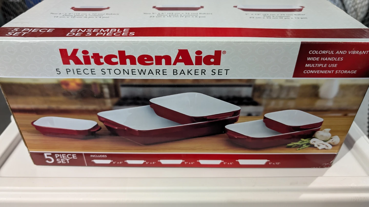 KitchenAid 5-Piece Stoneware Baker Set (NEW)