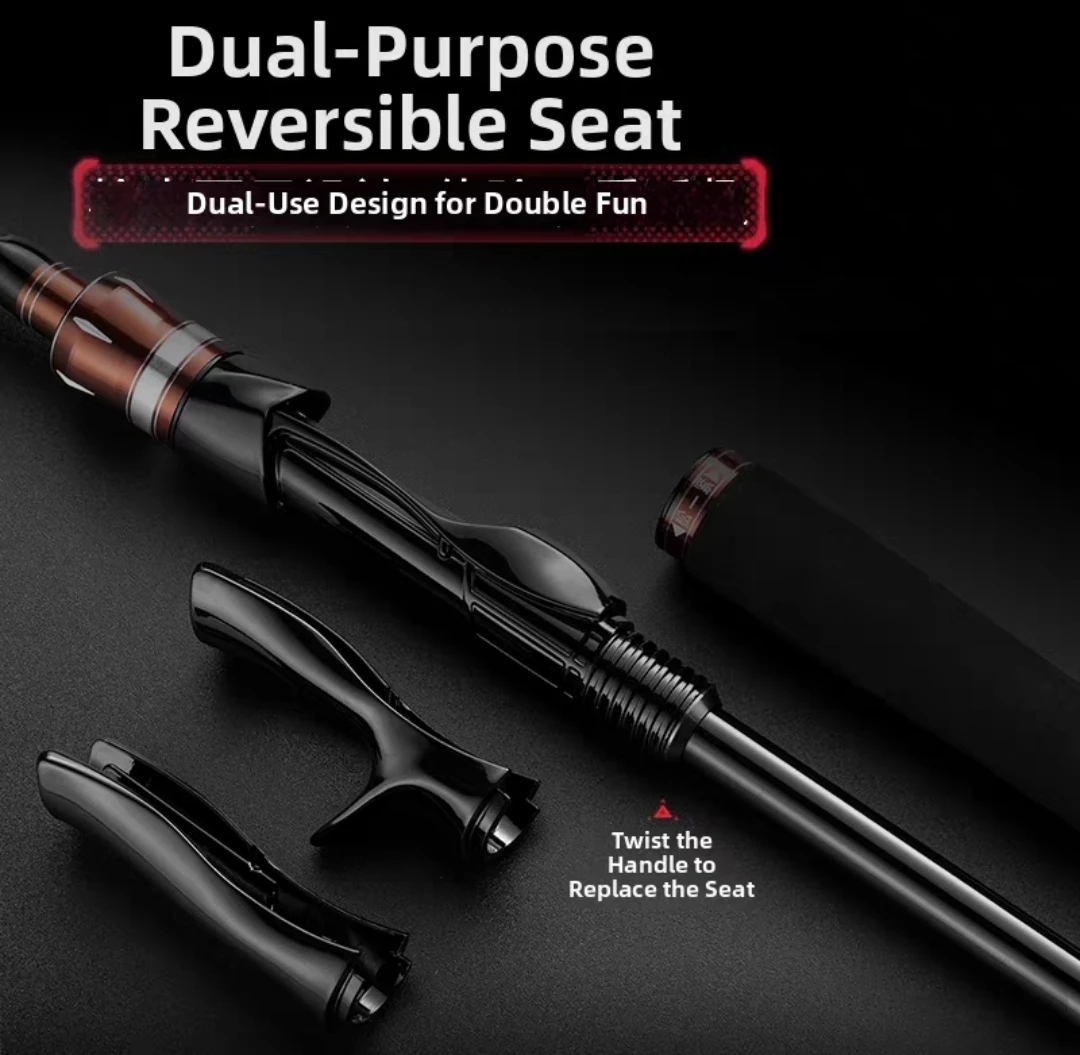Ultra-compact Telescopic Transforming Fishing Rod - photo 2