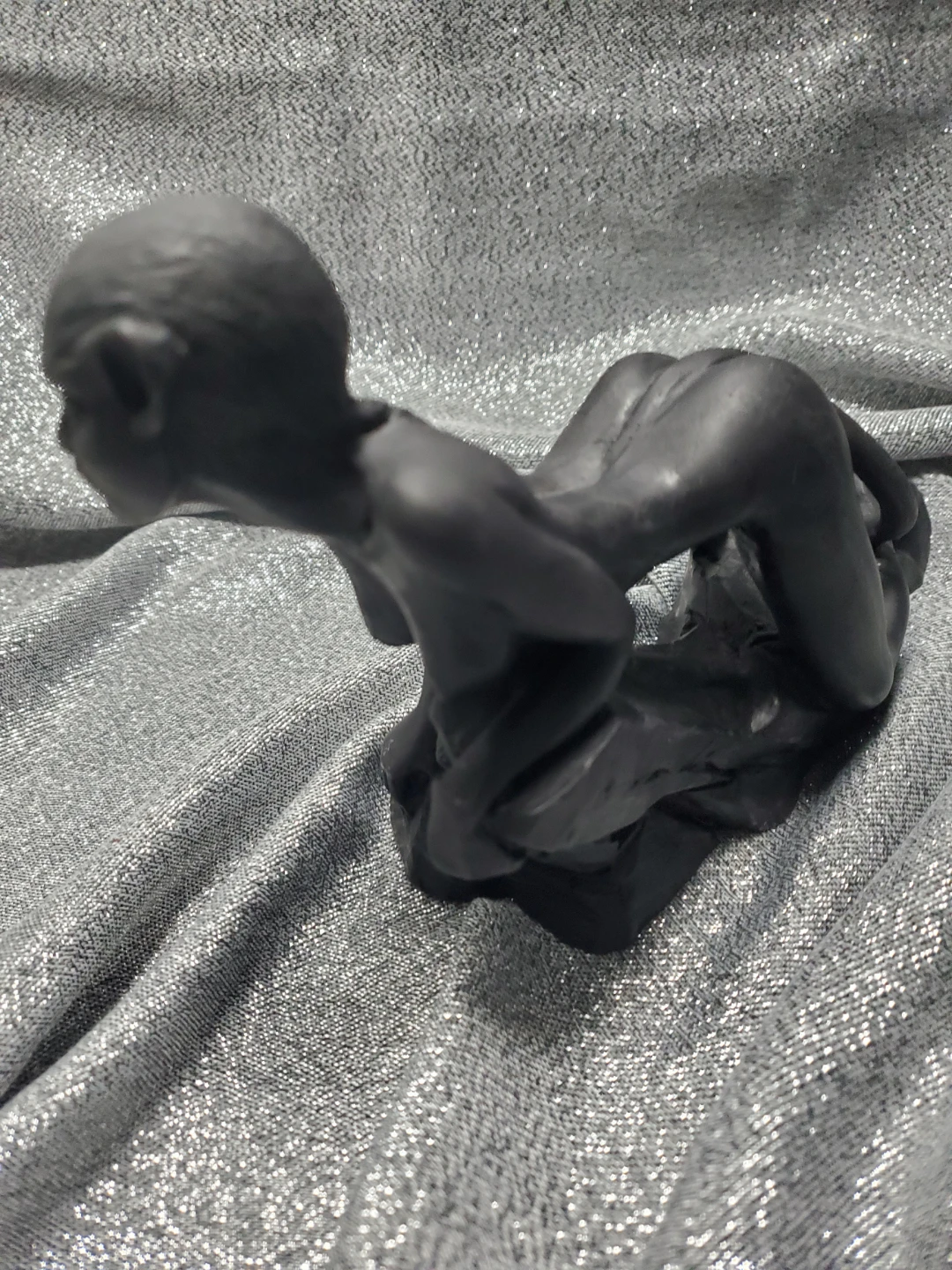 Cat wome Black Figure Sculpture - photo 5