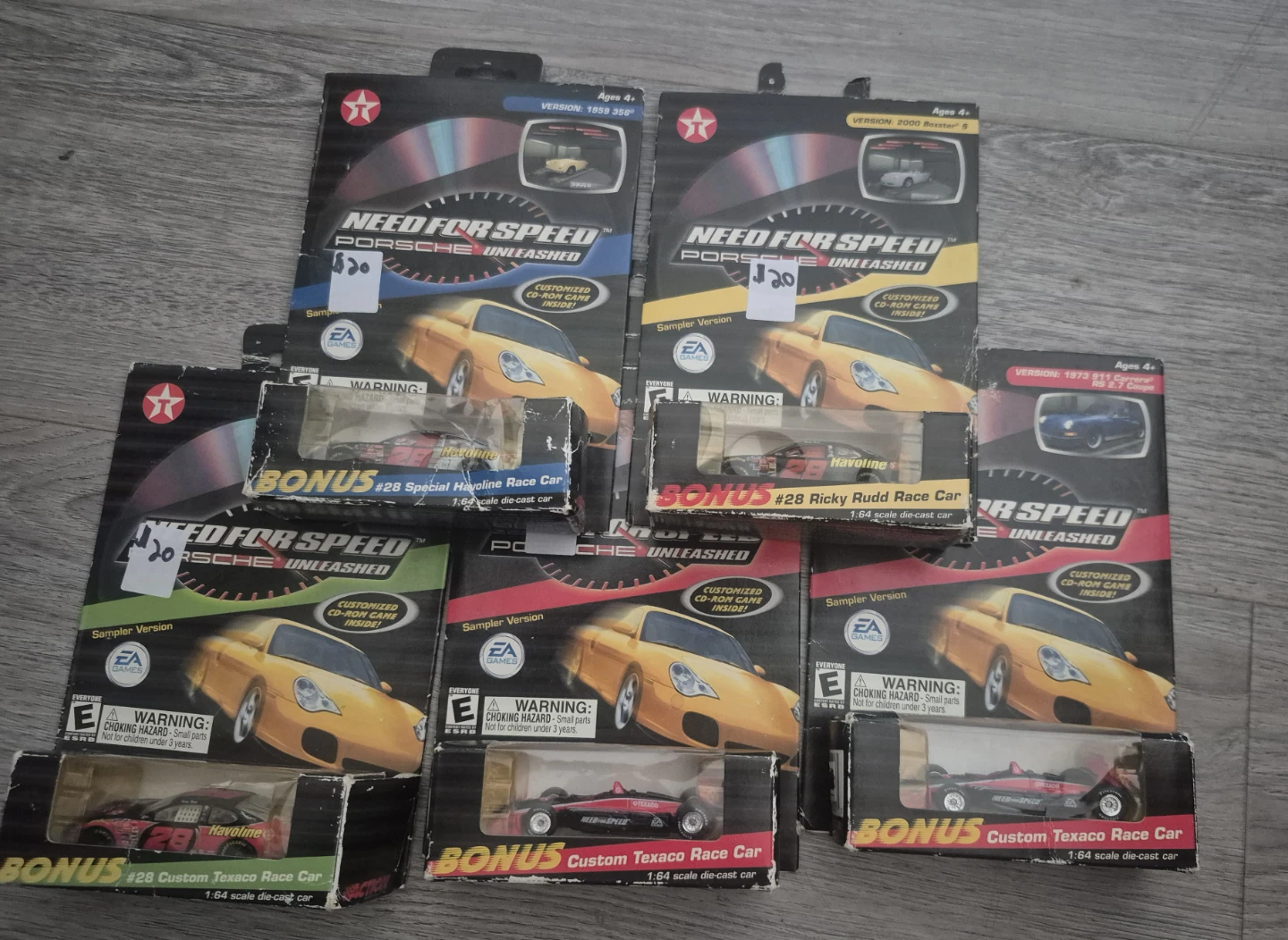 Need for Speed Porsche Unleashed Die-Cast Cars