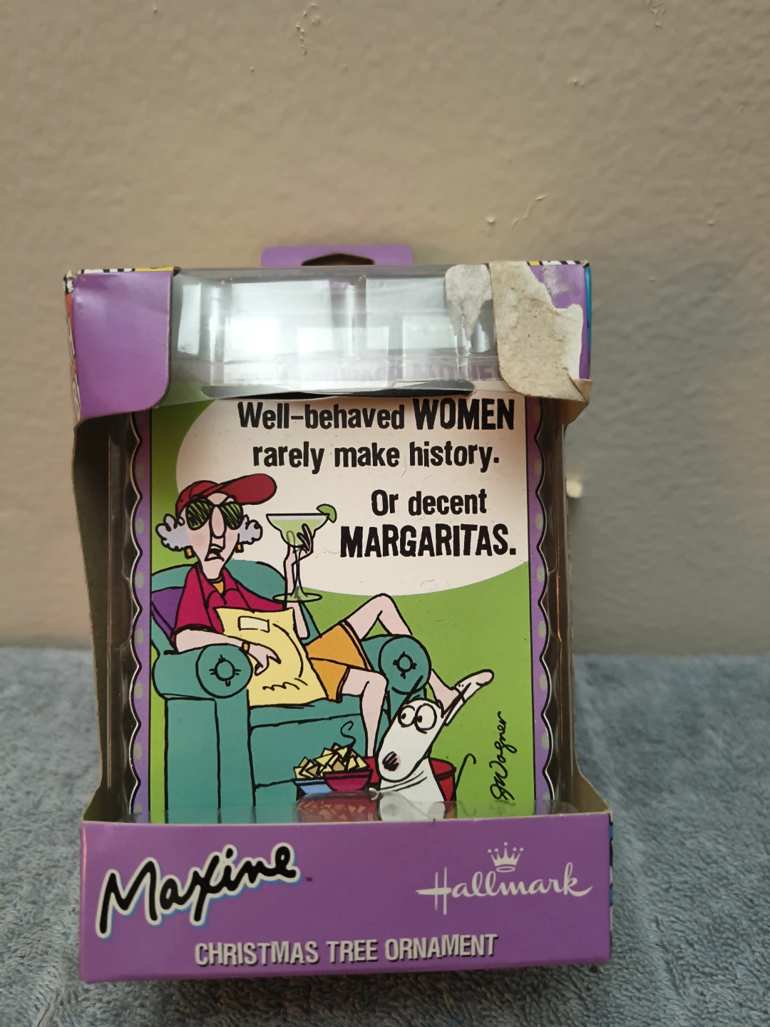 Maxine Christmas tree ornament from Hallmark