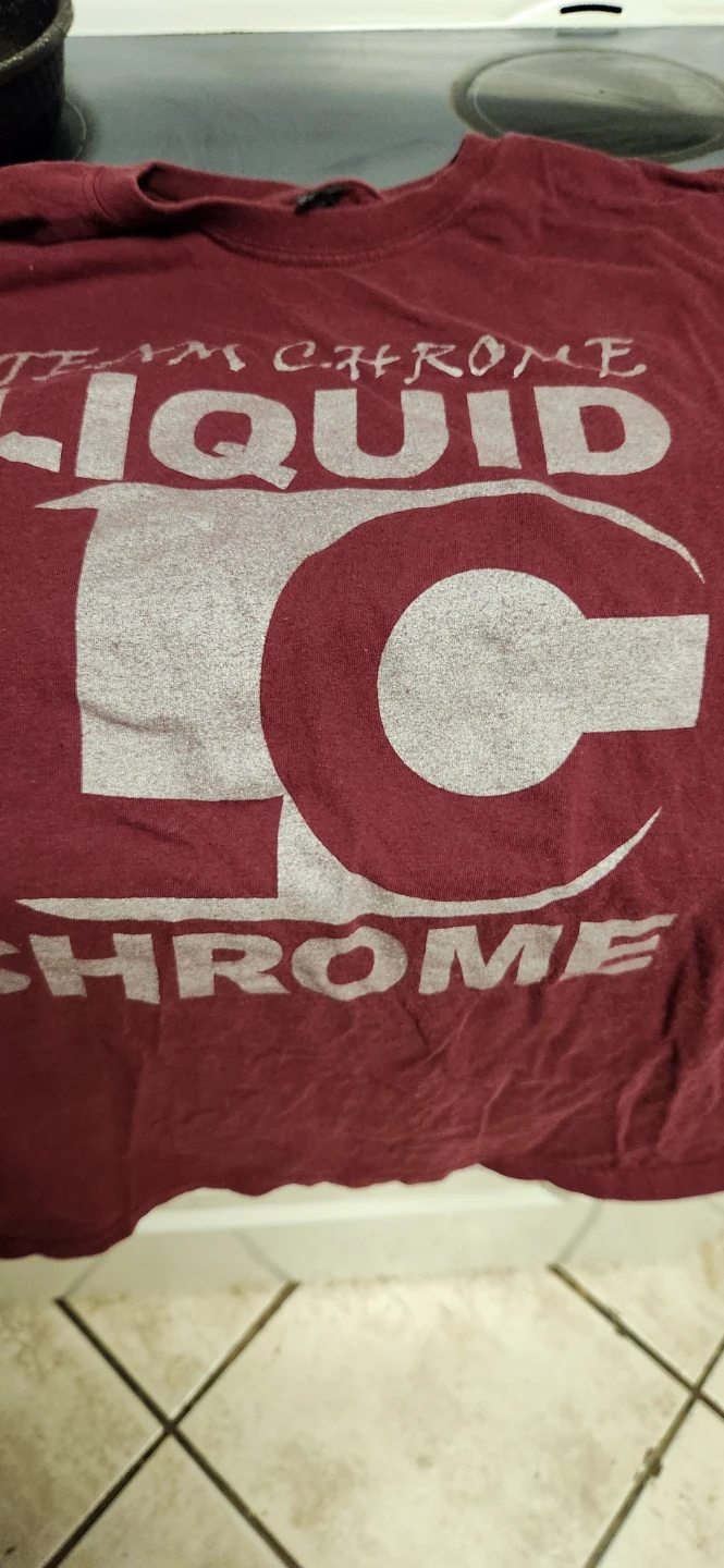 Team Chrome Liquid Chrome T-Shirt 🏈