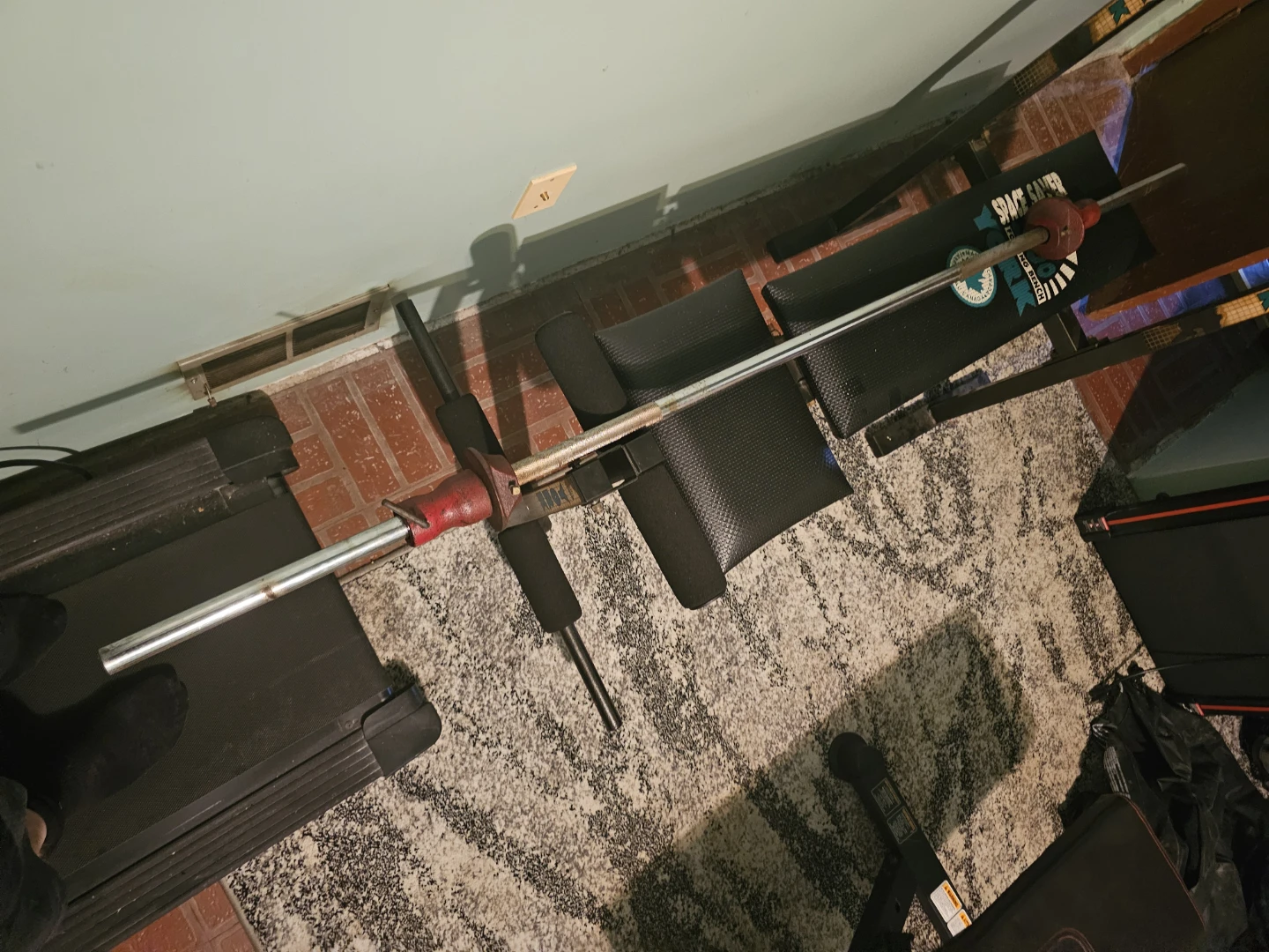 Weights,  bar, bench - photo 4
