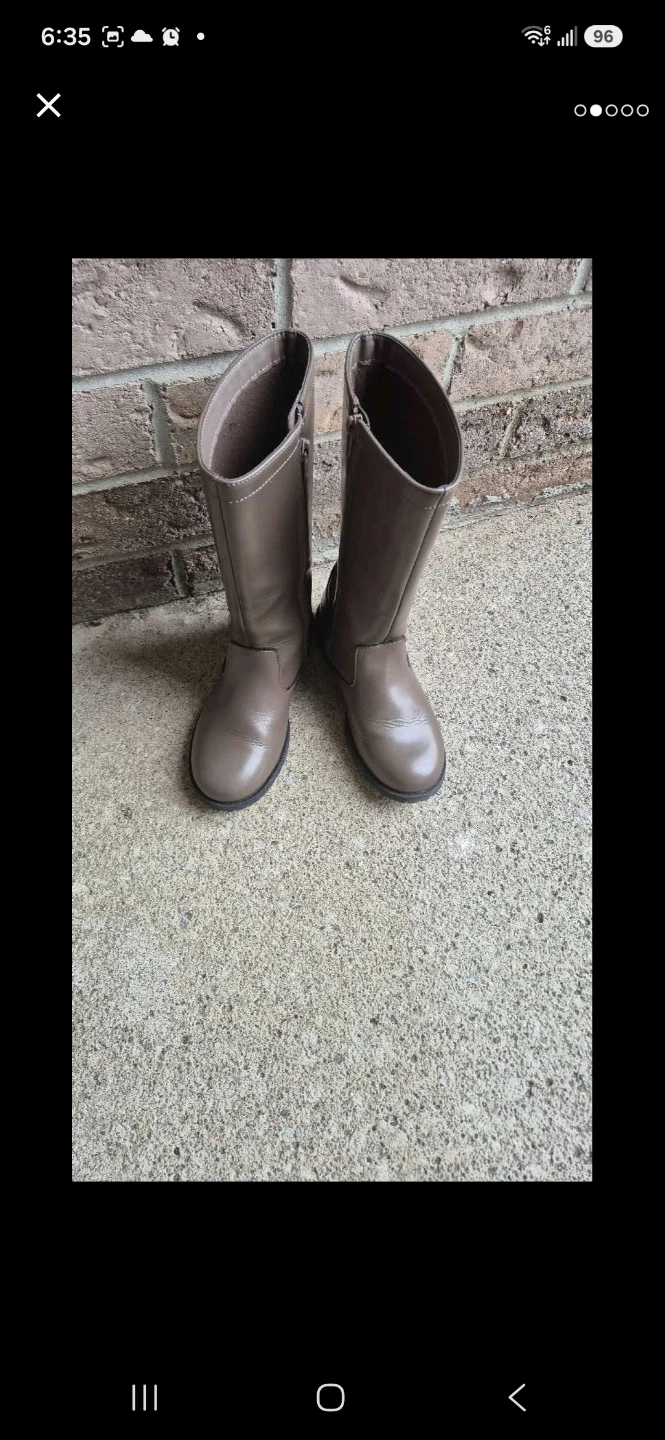 Girls faux - leather  Riding Boots - photo 3