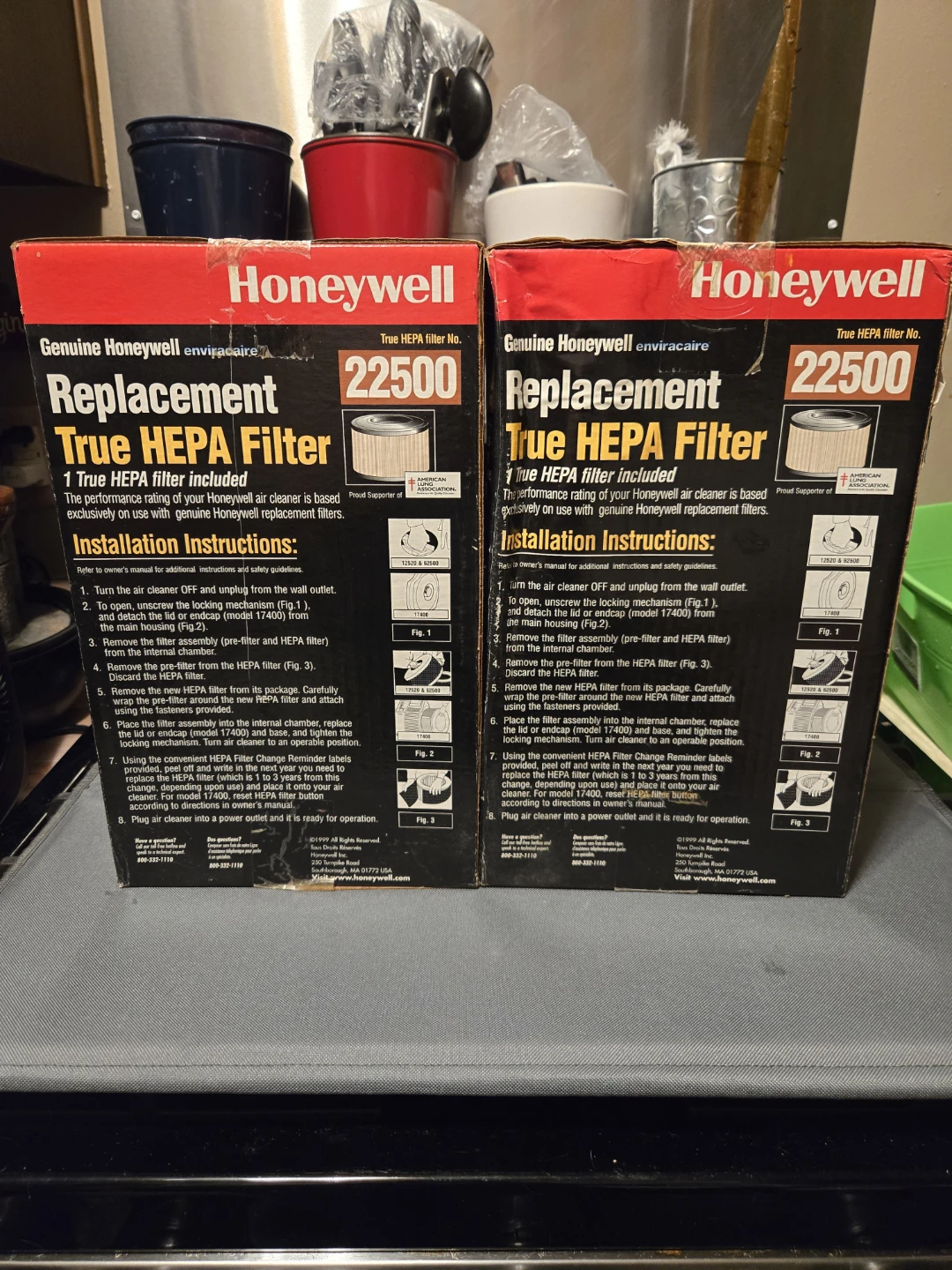 2 Honeywell Enviracaire True HEPA Replacement Filters 22500 - photo 3